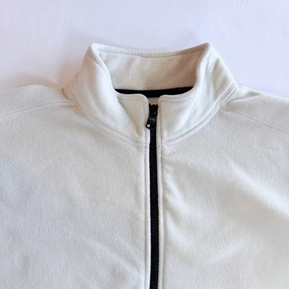 Banana Republic Arctic Fleece Quarter Zip Pullover Mens XXL‎ White 762211-01
